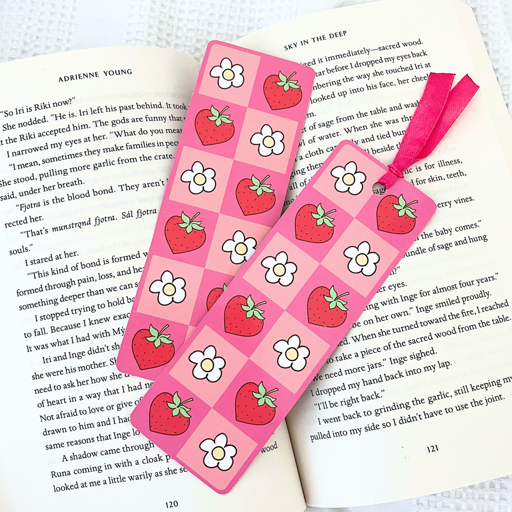Strawberry Pop Bookmark