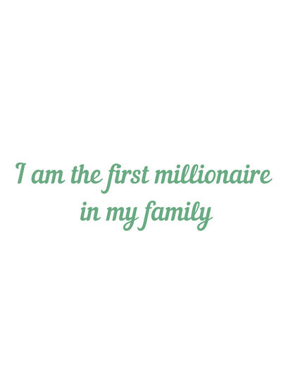 Wealth Affirmation Stickers