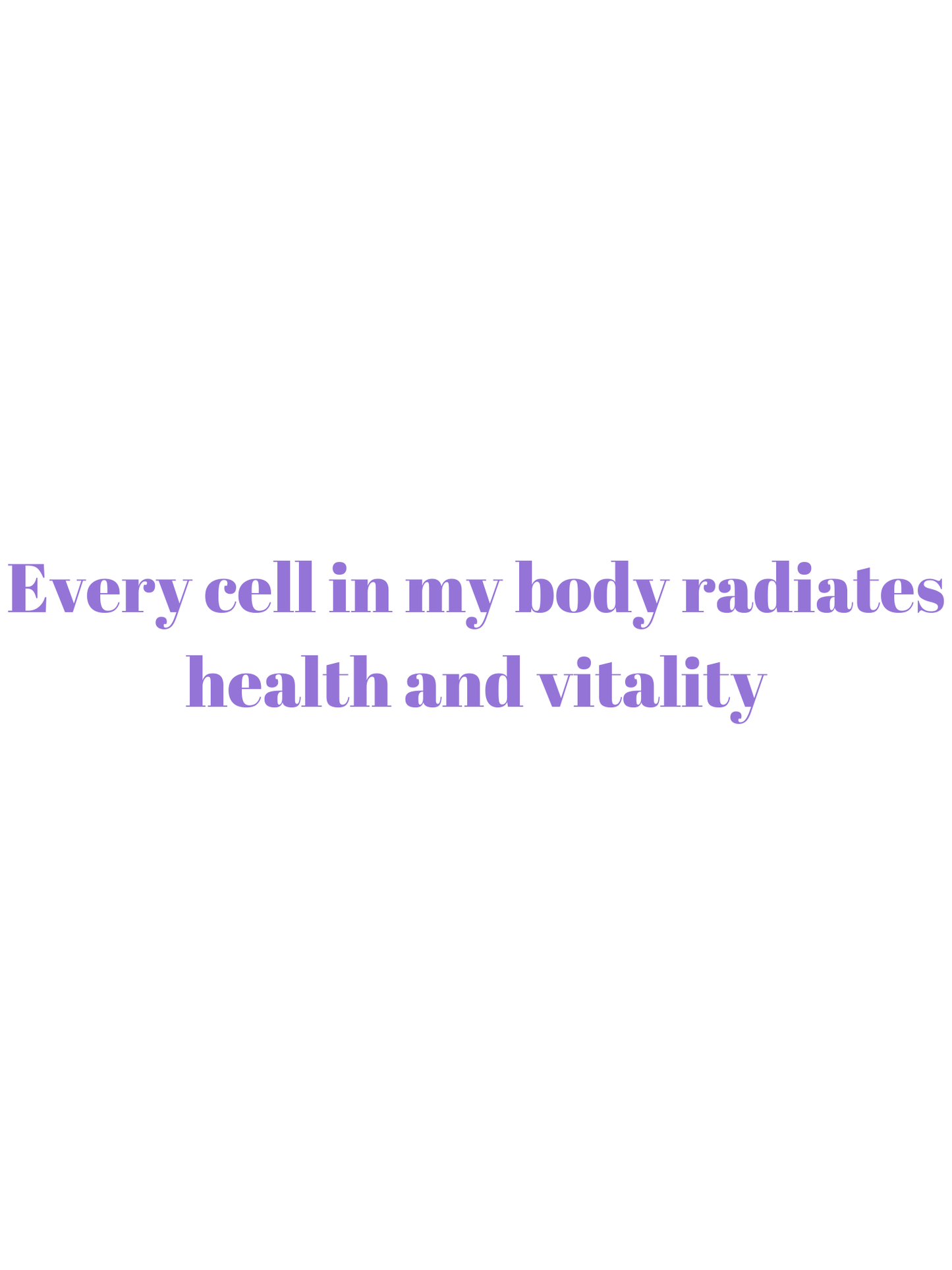 Health Affirmation Stickers