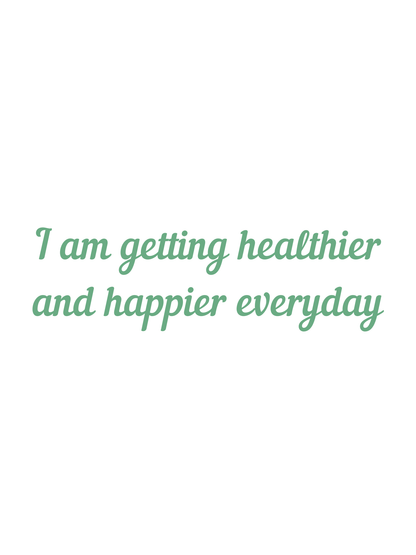 Health Affirmation Stickers