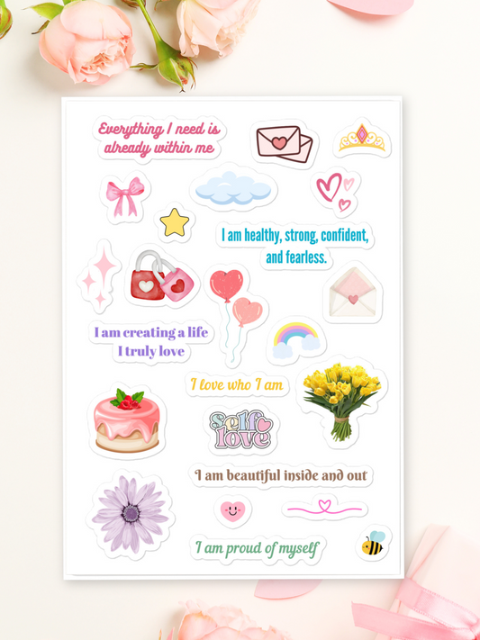 Self-Love Affirmation Stickers