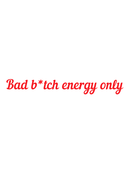 Baddie Affirmation Stickers – Red Aesthetic