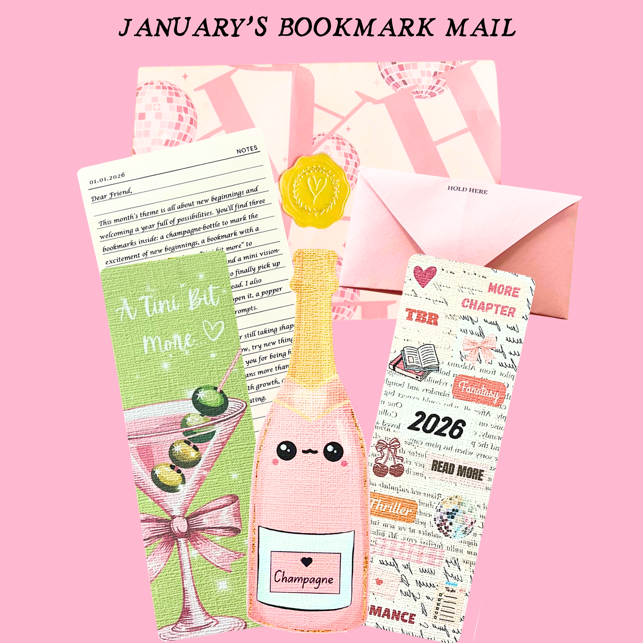 January's Bookmark Mail Club Edition